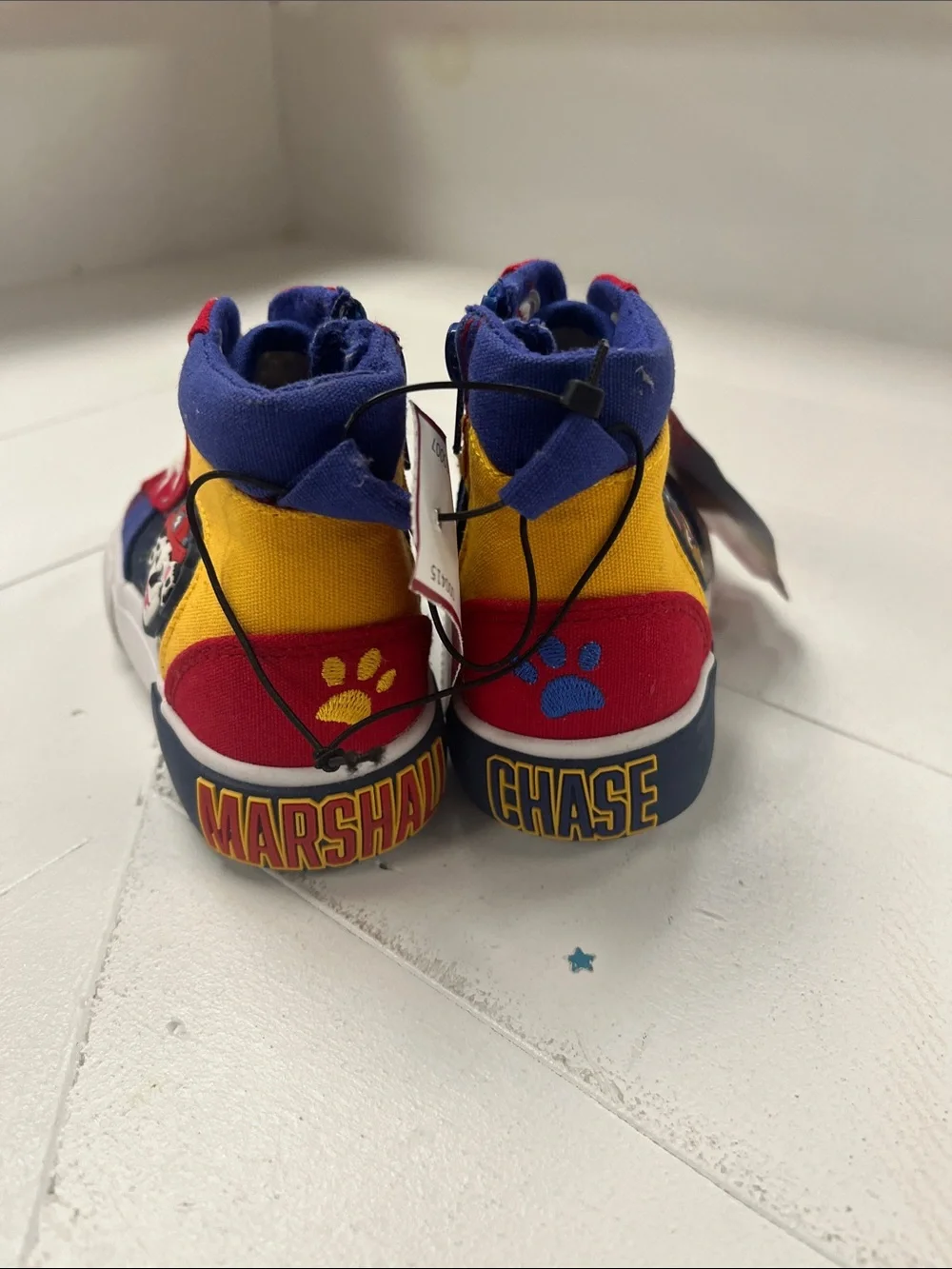 Paw Patrol Multicolor High-Top‎ Sneakers for Kids. Size 7. NEW